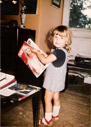 1978 - my daughter Kirstie aged 4 years  