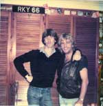  1982 - Rick and Mike Berry at my music room in Purley 