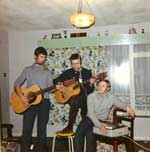 c1964 - first ever recording session in my parents house   