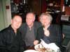 2006 with Keith Altham and Noddy Holder. Keith was a PR person in the sevenies for Quo, The Who, David Bowie and many more. Every year he organises lunch for 30 - 40 old friends, all who hove been in the music business for a minimum of thirty years. Invites only.....