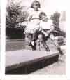 1952 with my elder sister Christine 