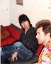 1978? me with the late great drummer Cozy Powell .