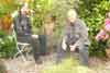 July 2010 with Micky Moody in my garden  
