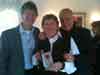 October 2010  With my good friends singer/songwriter Mike Berry and author James Herbert with his OBE Award for services to literature