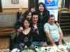 8th March 2011 Daejeon S.Korea. End of tour dinner party. Maksim,   
Derrick (sound engineer) and the promoters staff 