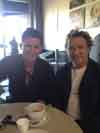 Sept 2013 Santa Monica LA Ciaran and Andy Summers (The Police) 